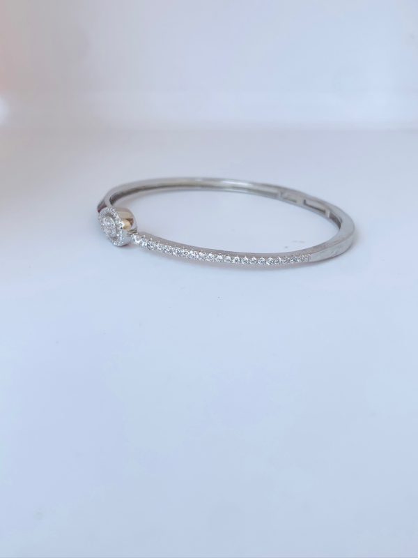 Celeste Teardrop Silver Bracelet - Image 3