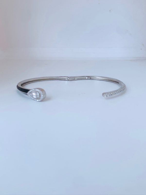 Celeste Teardrop Silver Bracelet - Image 4