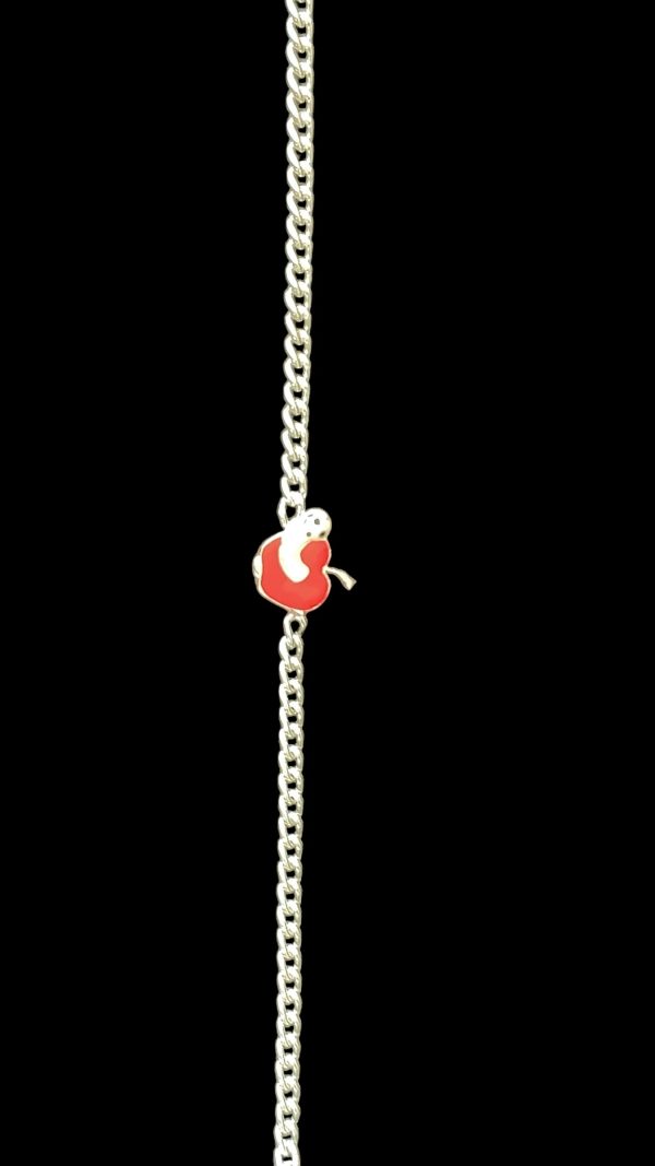 Apple Buddie Kids Silver Rakhi Bracelet - Image 3