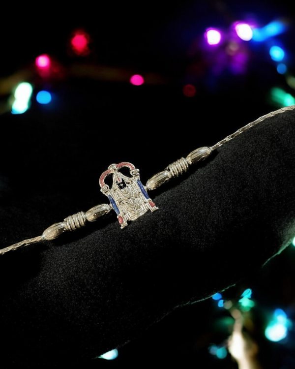 Balaji Raksha Silver Rakhi