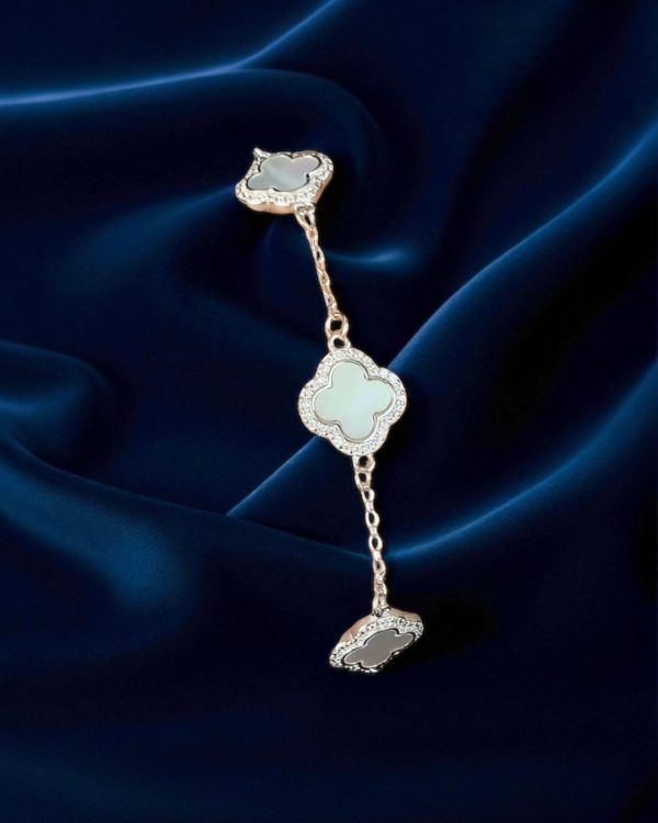 Bloom Clover Silver Bracelet