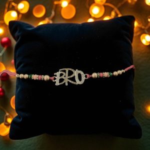 BRO Bond Silver Rakhi