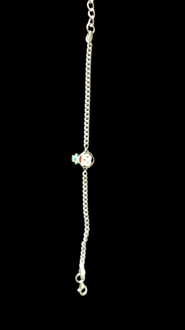 Chimp Champ Kids Silver Rakhi Bracelet - Image 3