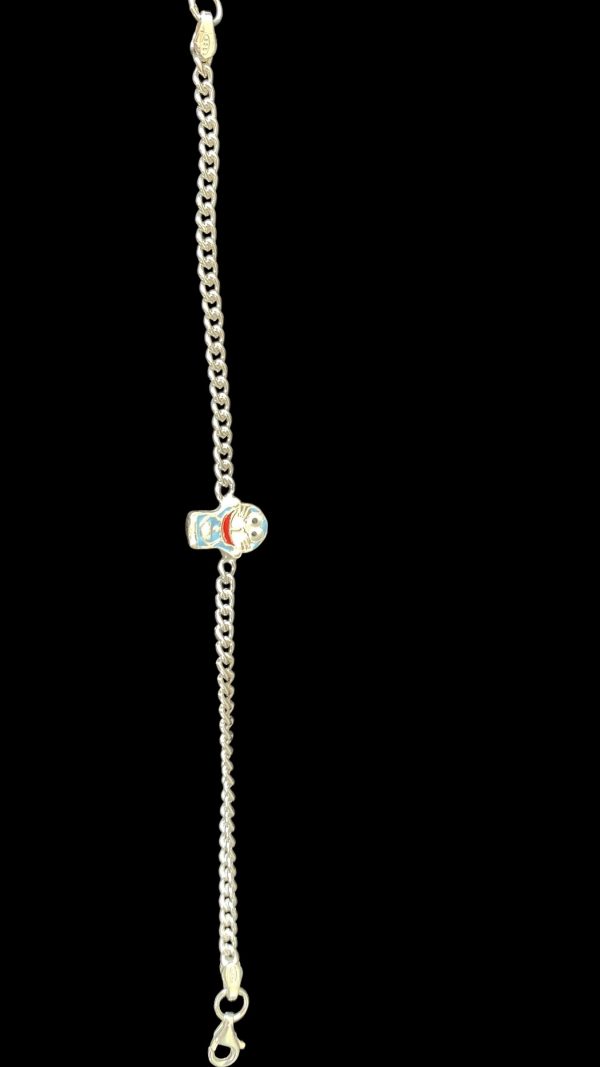 Doraemon Buddie Kids Silver Rakhi Bracelet - Image 3