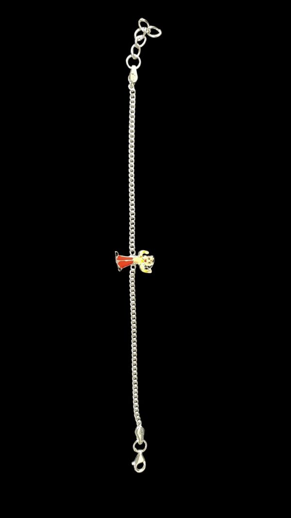 Mighty Bheem Kids Silver Rakhi Bracelet - Image 2