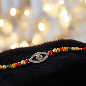 Nazar Raksha Silver Rakhi
