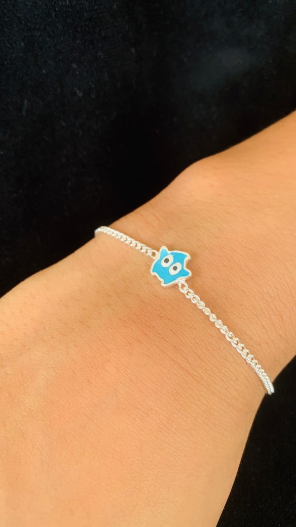 Star Buddie Kids Silver Rakhi Bracelet - Image 3