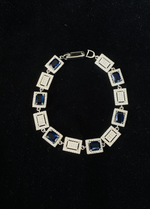 Midnight Radiance Silver Bracelet - Image 2