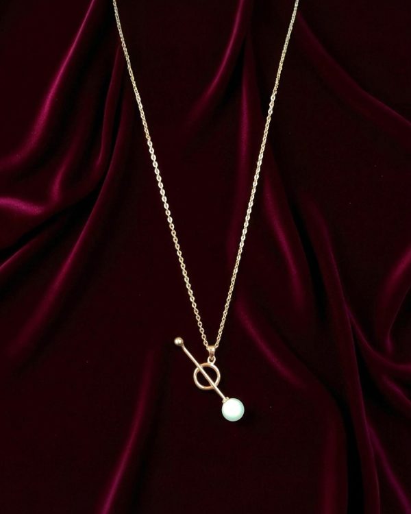Orbital Glow Silver Chain Pendant